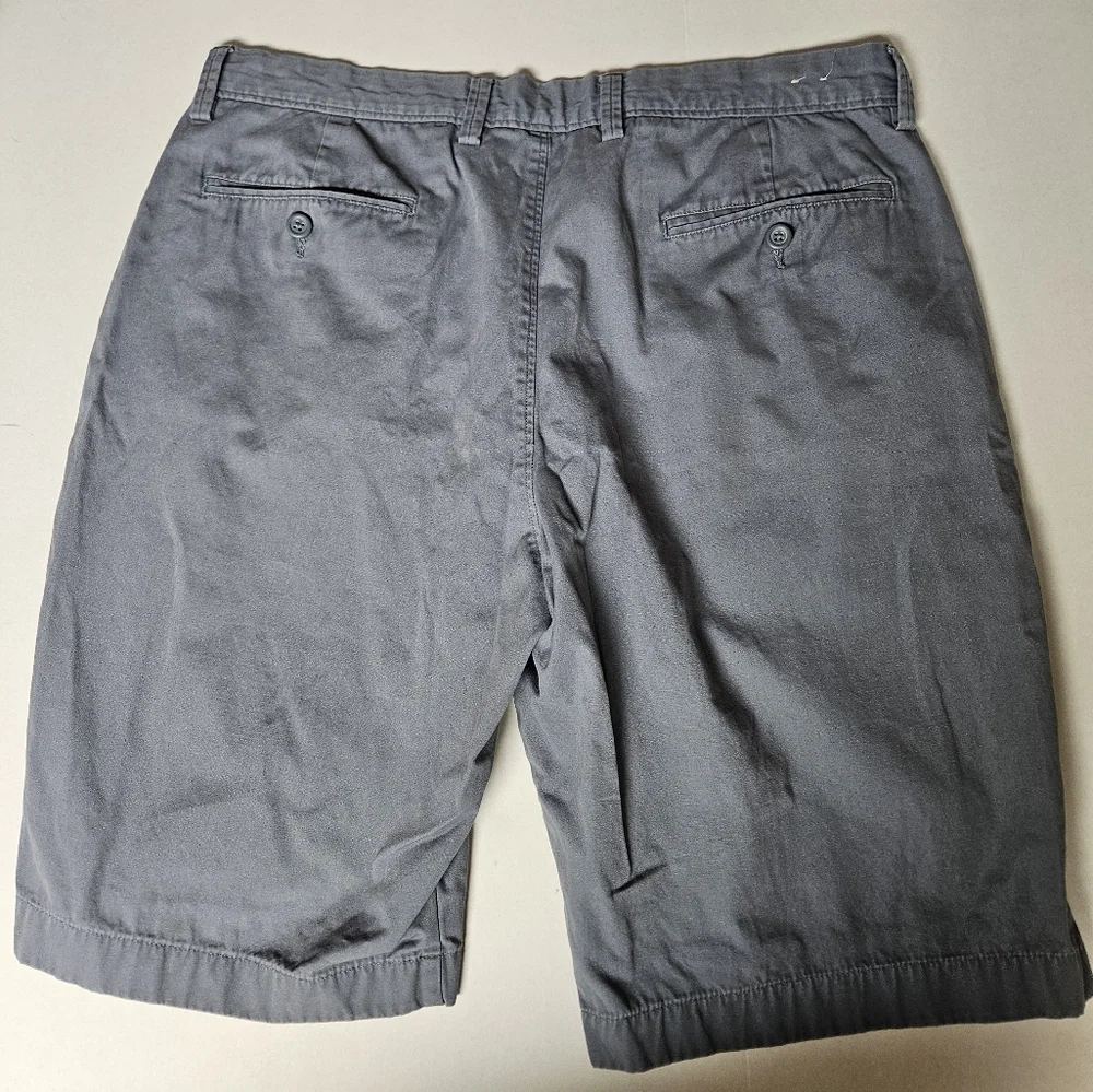 Men's Gray Flat‎ Front Shorts J Crew 34W